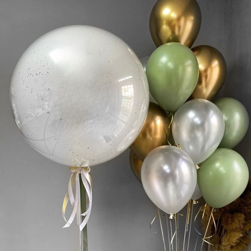 

Воздушные шары с гелием «Нежная олива»