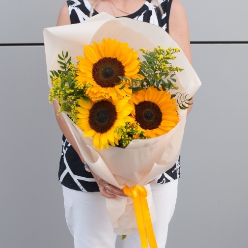 Букет цветов "Лето золотистое" - изображение букета 3