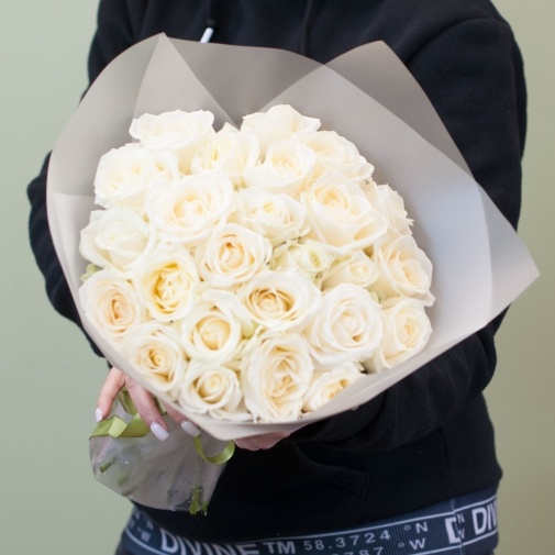 Букет белых роз (25) - изображение букета 2