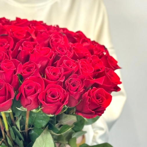 Rose Ecuador red (60 cm) - image of a bouquet 3