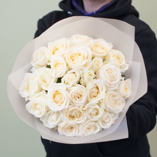 Букет белых роз (25) - изображение букета 3