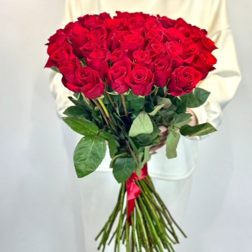 Rose Ecuador red (60 cm) - image of a bouquet 2