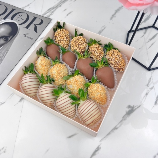 Клубника в шоколаде 2 - изображение букета 2