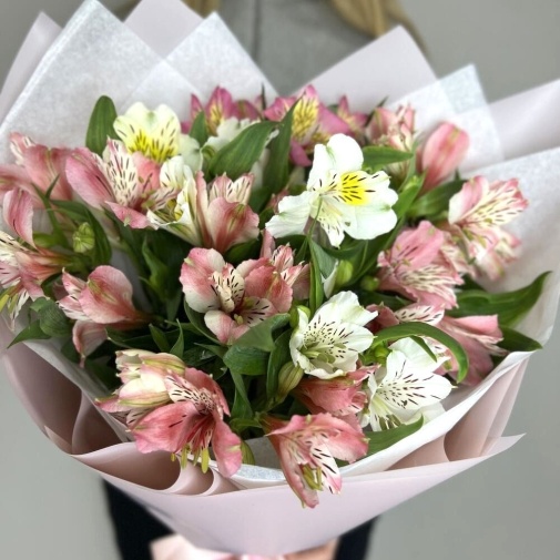 Mono Alstroemeria (9 pcs) - image of a bouquet 2