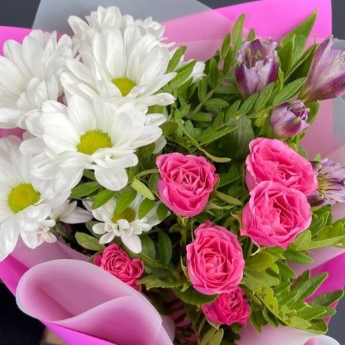 Bouquet of chrysanthemums - image of a bouquet 2