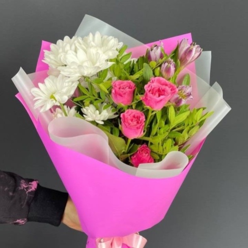 Bouquet of chrysanthemums - image of a bouquet 3