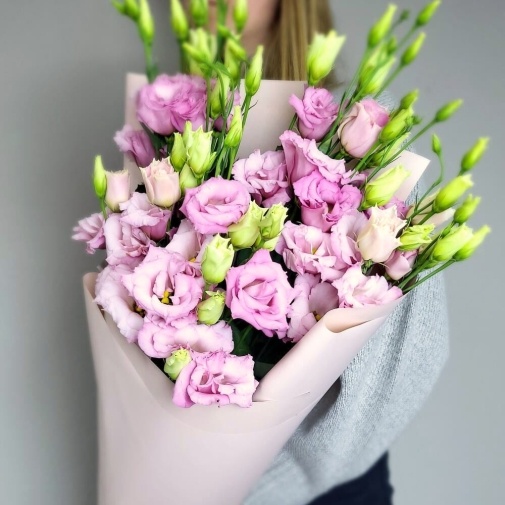 Lisianthus pink (11 pcs) - image of a bouquet 2