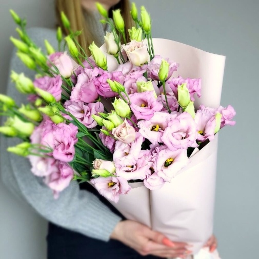 Lisianthus pink (11 pcs) - image of a bouquet 3