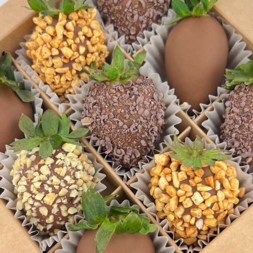 Клубника в шоколаде "Восторг" - изображение букета 2