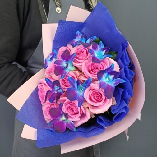 Розовый закат - изображение букета 3