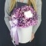 Bouquet Черничное безе из гипсофилы и хлопка