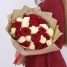 Bouquet Букет из 25 красно-белых роз