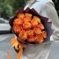 Bouquet 15 рыжих роз Кения